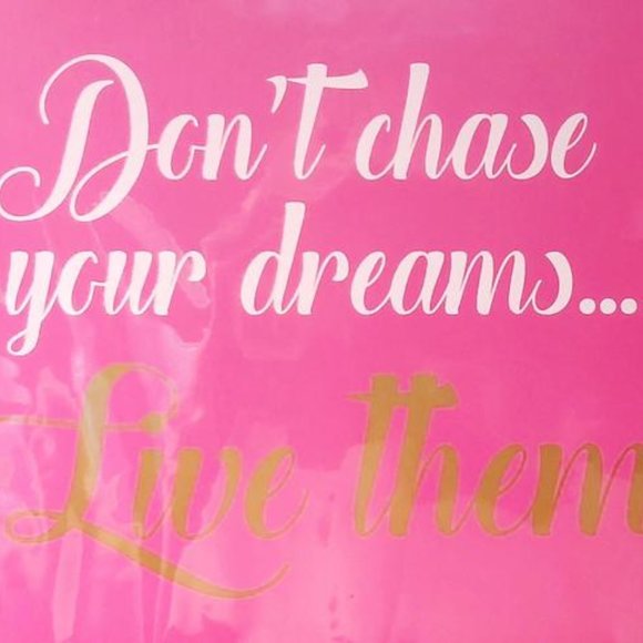 Fabulous Wood Box Sign Pink Gold Macbeth Collectio - Picture 2 of 3